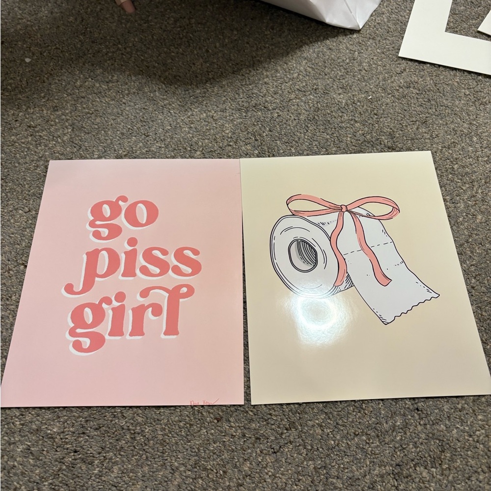 Bathroom Print Set
